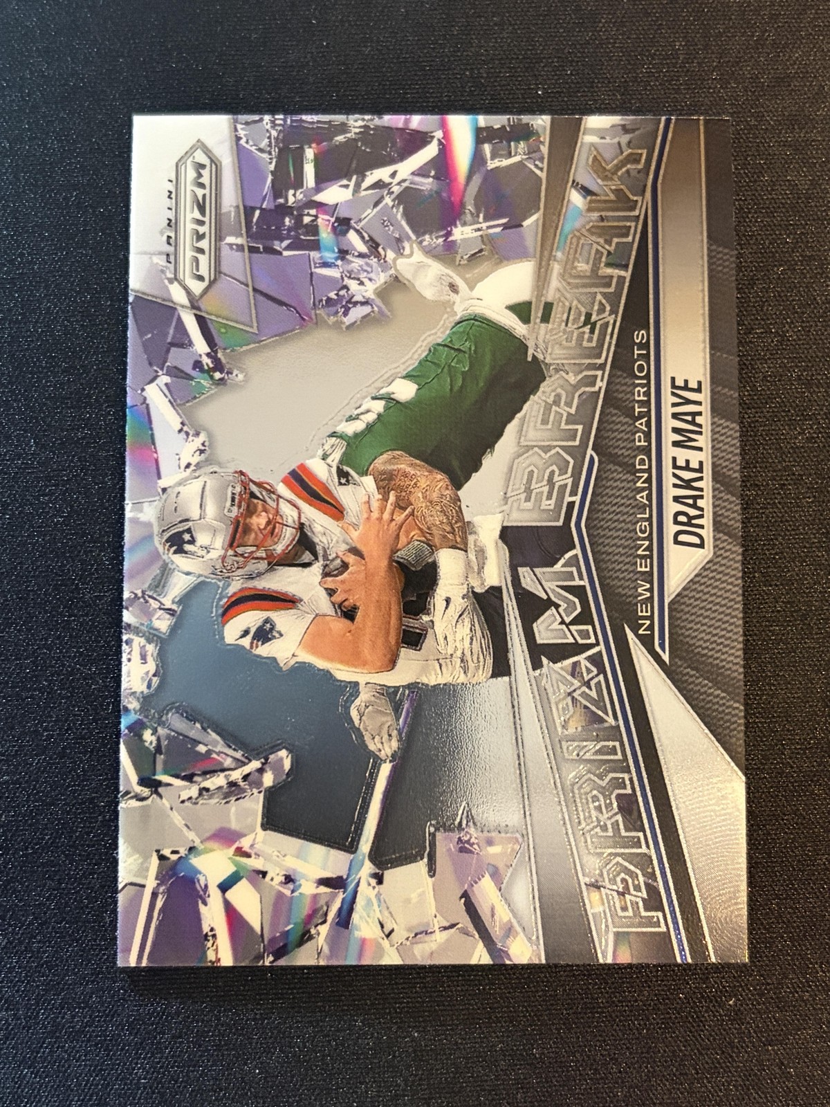 2024 Panini Prizm Draft Picks #PB-DME Drake Maye Prizm Break