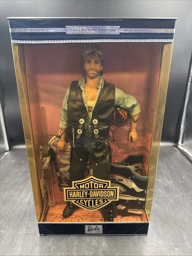 Barbie Harley Davidson Ken Barbie Doll Collector Edition 1999 Motorcycle (NIB)