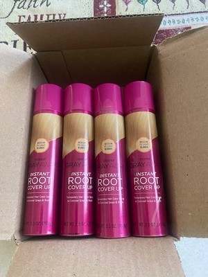 (8) EverPro INSTANT ROOT COVER UP Gray Away Spray 2.5oz MEDIUM to LIGHT BLONDE