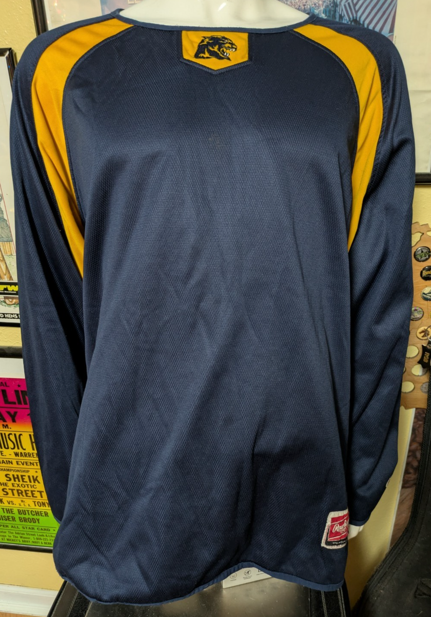 トップス K Whitmer High School Panthers Long Sleeve Baseball Jersey Pullover