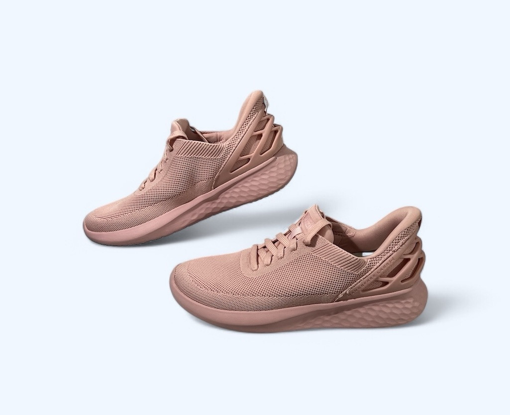 Kizik Athens Shoes Mens 9 Womens 10.5 WIDE Pink Lemonade Handsfree Labs Sneakers Kizik Athens Pink Lemonade Hands Free Sneakers Walking Shoes  main image 2
