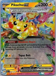 Pikachu ex 057/217 Ascended Heroes Double Rare