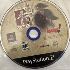 Way of the Samurai (Sony PlayStation 2, 2002) Disc Only