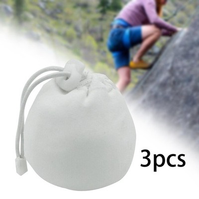 2x Chalk Bag Cortstring Pouch Sock Packaging for Walking Workout Pole Dance