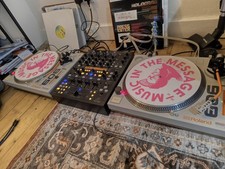 Complete DJ Setup - 2 X Roland TT90, DDM4000 Mixer, JBL IRX-One, Sennheiser HD25