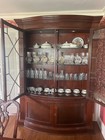 Baker Historic Charleston Mahogany Bow Front China Cabinet — photo 3