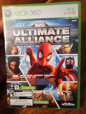 Marvel Ultimate Alliance Forza Motorsports 2 (Xbox 360) No Forza disc 2 x Marvel