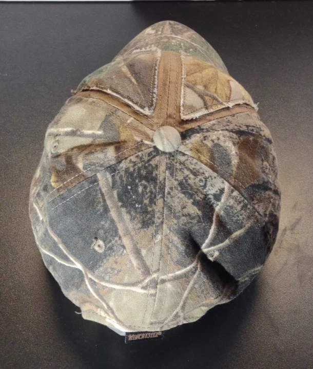 Gorra Winchester Para Hombre Correa Trasera Marrón Verde Exterior Caza Camuflaje Adulto Foto 4 de 4