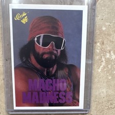 Classic Games WWF Macho King Randy Savage Macho Madness #60 1990 SHARP 