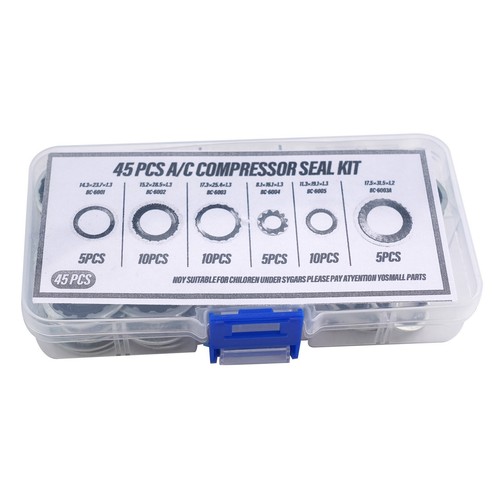 Optimal Performance Guaranteed with Automotive AC Compressor Gasket Seals 45PCS - Picture 14 of 16