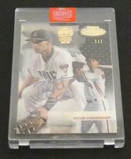 2017 Topps Archives Signature Series Gold Label Paul Goldschmidt Auto 1/1 #32