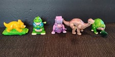 5 Vintage 1990s Burger King Land Before Time Kids Meal Toy Figures Little Foot