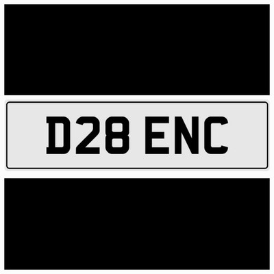 D28 ENC DARREN DARRENS DAZ DAS NEAT OLD D REG PRIVATE REGISTRATION NUMBER PLATE