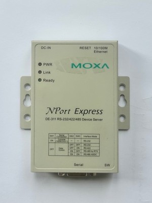 MOXA NPort Express DE-311 RS-232/422/485 LAN RJ45 Device Server DE311
