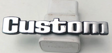 VINTAGE 1970'S FORD PICKUP CHROME/METAL CUSTOM EMBLEM  3.5"L