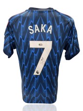 BUKAYO SAKA SIGNED ARSENAL FC 2025/26 AWAY SHIRT (ACG CERT AG17494)