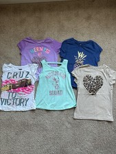 4-6x Girls Short Sleeve Clothing Lot / 5 Pieces