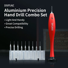 DSPIAE AT-HD Aluminum Alloy Hand Drill with 0.3mm-1.2mm Drill Bits Modeling Set