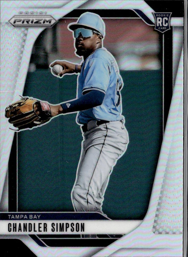 2025 Panini Prizm Chandler Simpson #49 Silver Prizms RC
