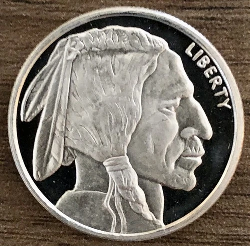 1/2 Oz Buffalo Silver Round.Various Mints. Uncirculated