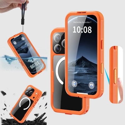 Für iPhone 17, 17 Air, 17 Pro/Max Wasserdicht 360° Full Body Cover Handyhülle