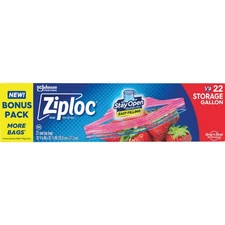 Ziploc 1Gal. Double Zipper Food Storage Bag (22-Count) 1367 Ziploc 1367