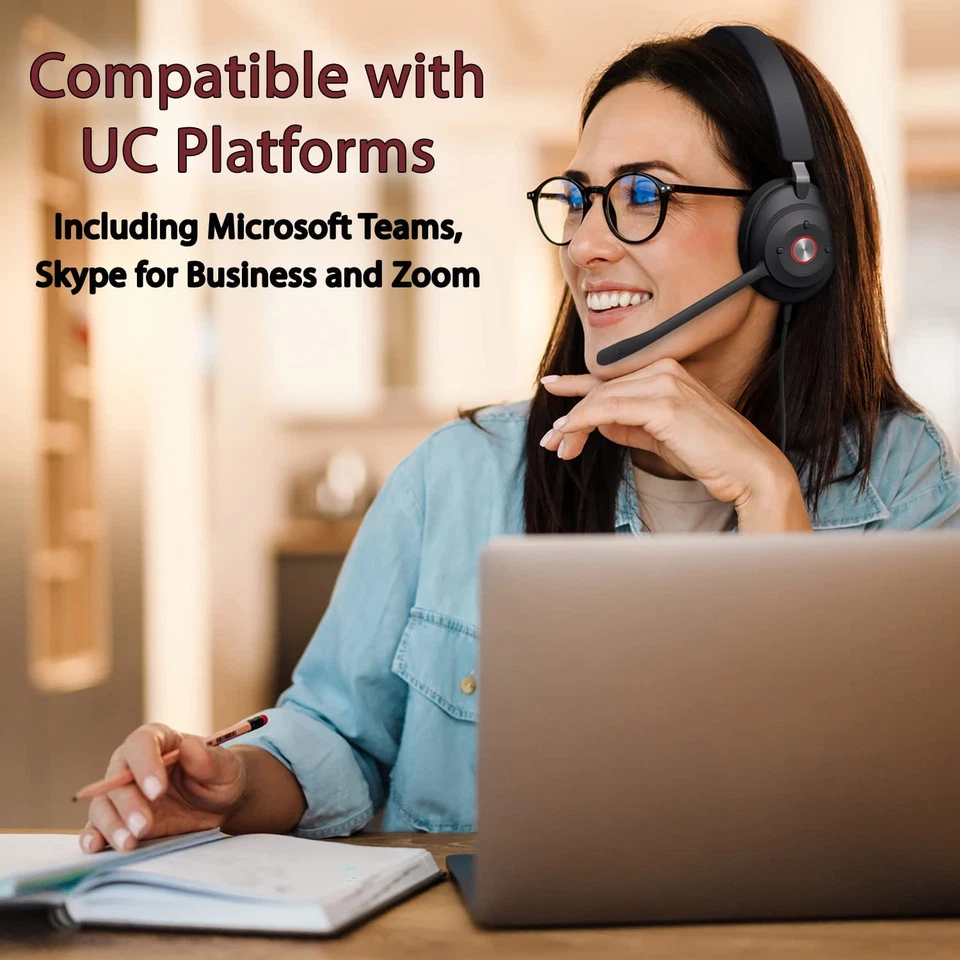 CA Essential USB Headset (HS-2000) – Professional Headset for Calls & Music, ... - Image 2 of 4