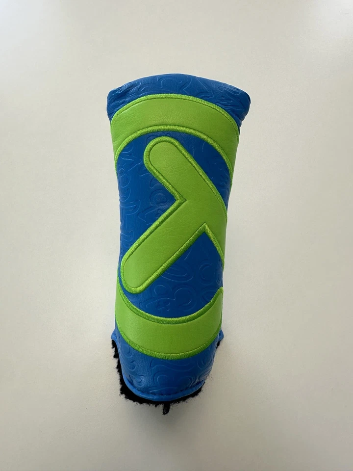 Scotty Cameron Circle T Blue/Lime Green Tour Rat Head Cover For Tour Use Only - Image 2 of 3