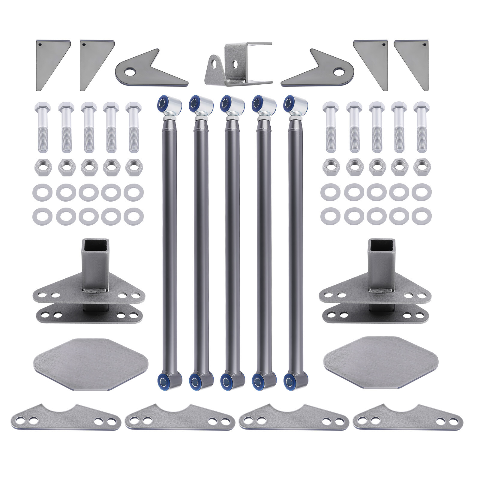 Universal Weld-On Parallel 4 Link Suspension Kits for Rod Rat Truck Car Air Ride