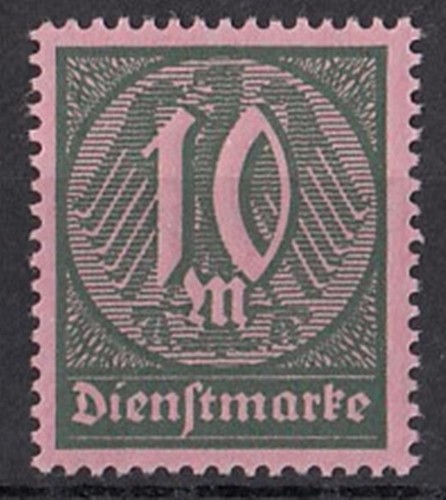 DR-1921-Dienstmarken: MiNr: 68 -postfrisch-