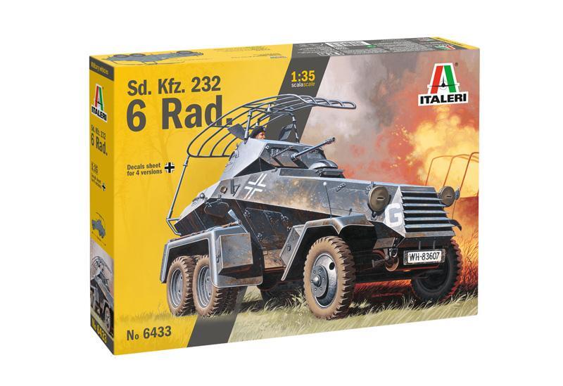 1:35 ITALERI Sd. Kfz. 232 6 Rad Kit IT6433
