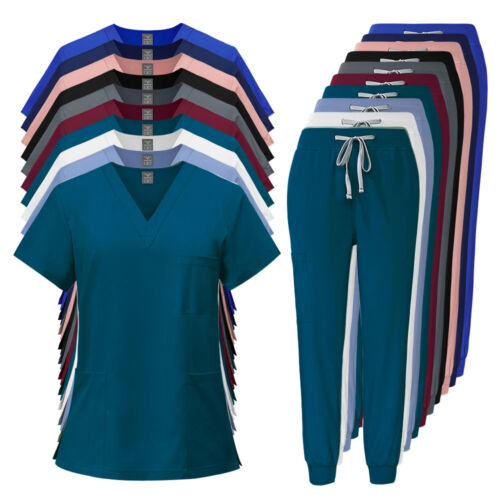 Scrubs Medical Uniforms Woman Surgery Scrubs Set Nurses Accessories for Hospital