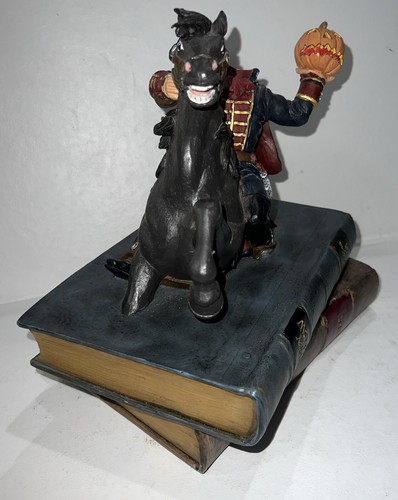RARE! Sleepy Hollow Headless Horseman Figure/Statue 2000 TPG Bookworms Halloween - Picture 13 of 20