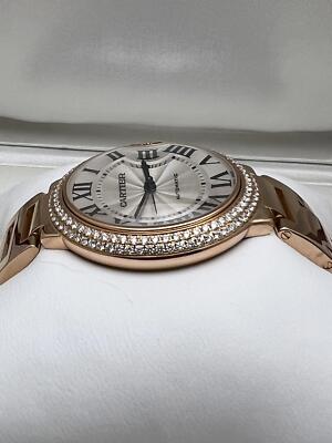 Cartier Ballon Bleu W69004Z2 36mm 18K Rose Gold Custom Cartier Ballon Bleu W69004Z2 36mm 18K Rose Gold Custom