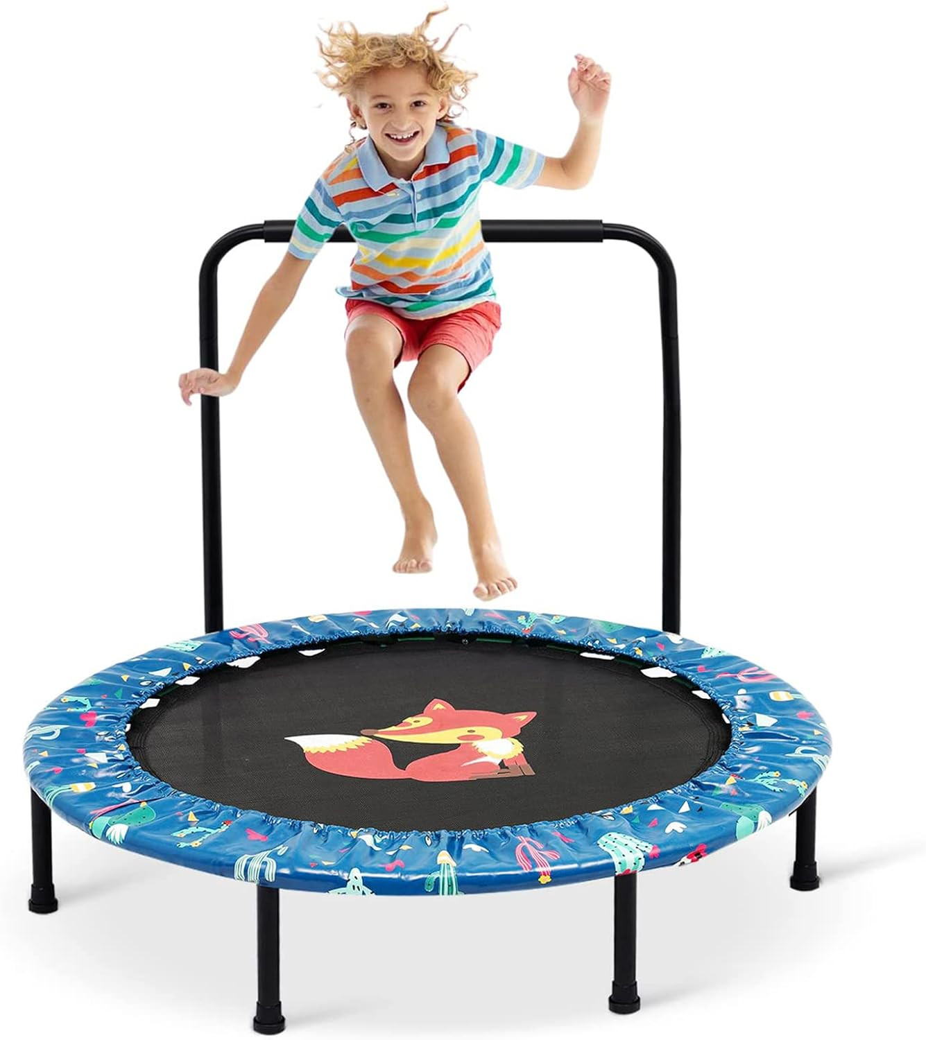 HOMCENT Kindertrampolin Kinder, 96 Cm Mini Trampolin Für Kinder Indoor Outdoor J