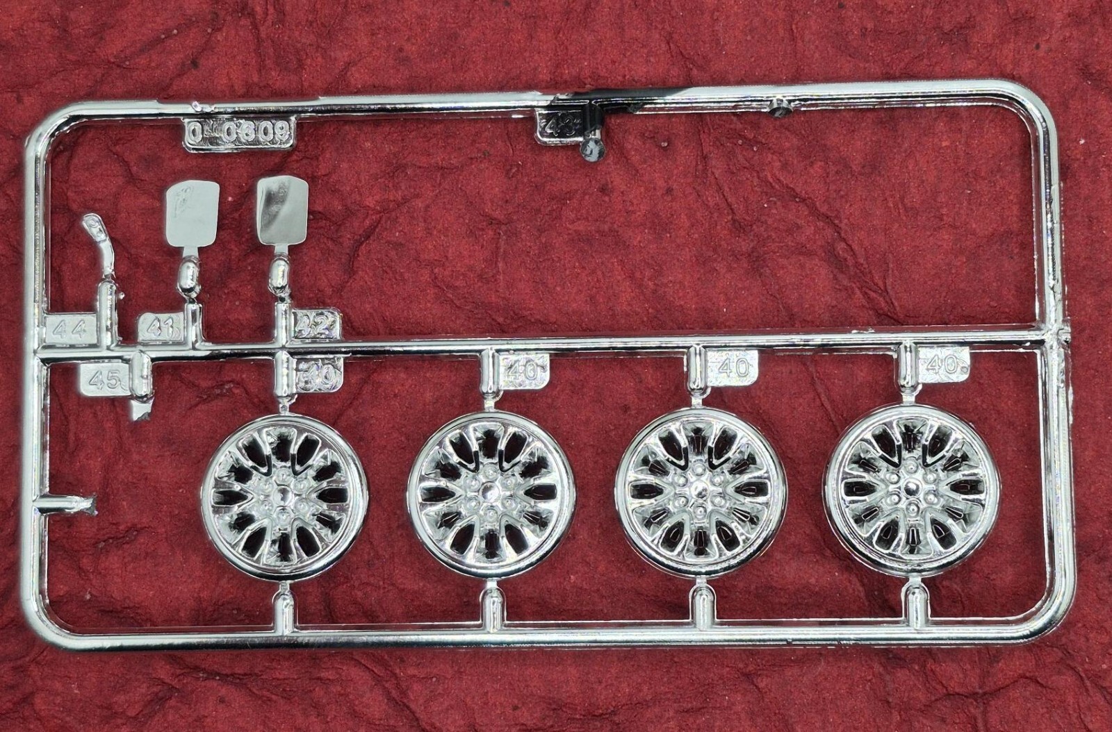 Revell Ford Raptor Junkyard Wheel Set Still On Sprue