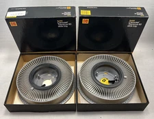 *LOT OF 2* KODAK CAROUSEL TRANSVUE  80 PROJECTOR SLIDE TRAYS ORIGINAL BOXES