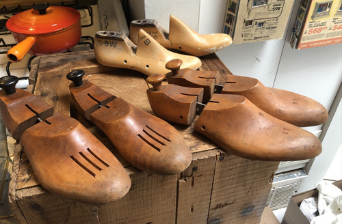 Antique WOOD Shoe Forms Cobbler Lot