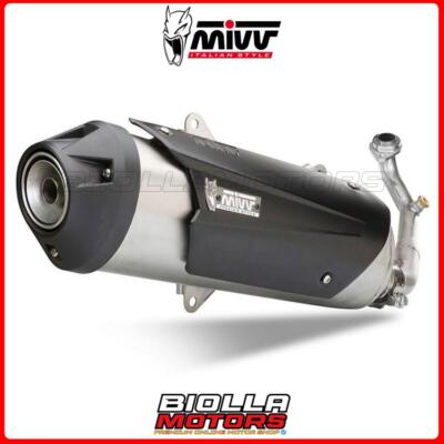 KOMPLETTER AUSPUFF MIVV URBAN KYMCO XCITING 300 300 2014- ST. STEEL ORIGINAL C.KY