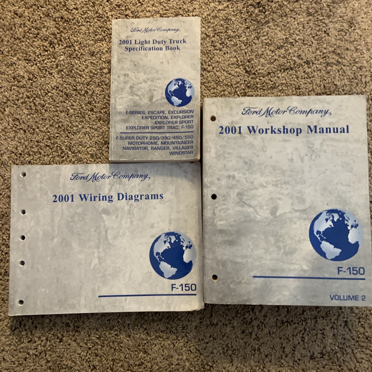 Sell 2001 FORD F-150 TRUCK SHOP MANUAL SET ORIGINAL SERVICE BOOKS In - Foto 13