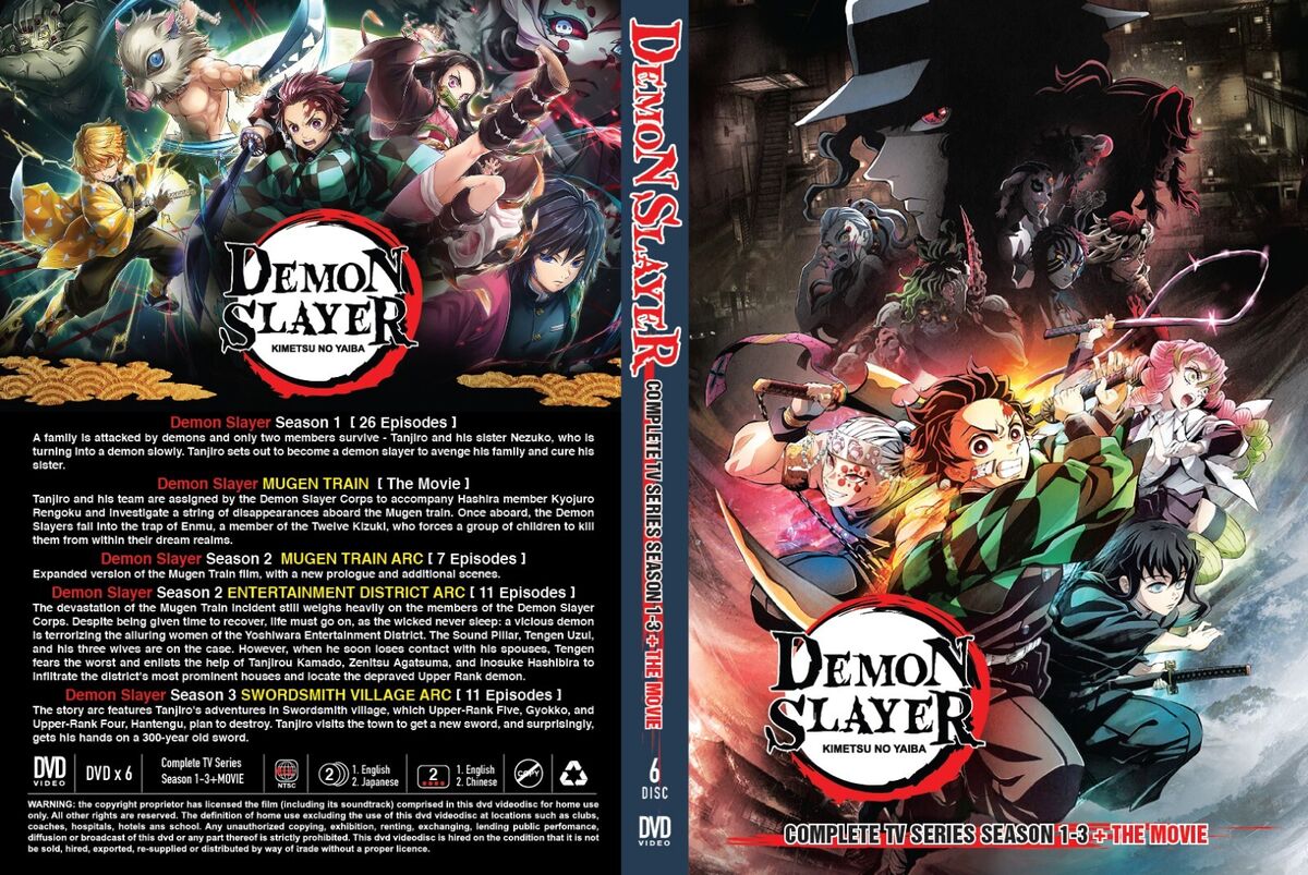 Demon Slayer: Kimetsu no Yaiba (Season 3: VOL.1 - 11 End) ~ English Audio ~  DVD