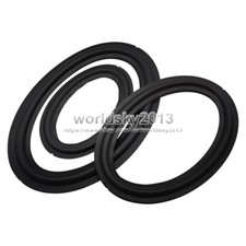 2pcs 4"x6"/5"x7"/6"x9" inch Speaker Rubber Edge Woofer Surround Circle Repair