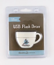 New Caribou Coffee Cup USB Flash Drive - 2 GB Memory