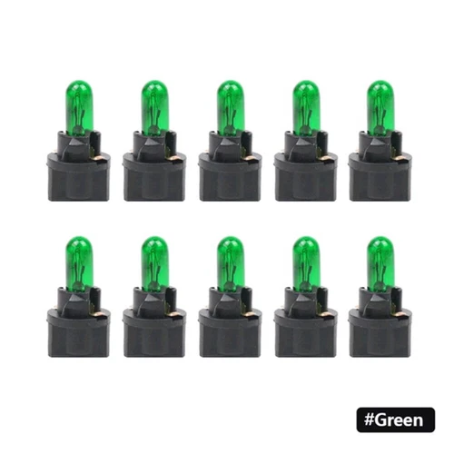 10pcs T5 SMD 1.2W Car LED Dashboard Instrument Interior Light Lamp Bulbs - Picture 19 of 29