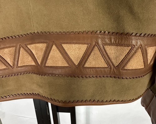 Ralph Lauren Blue Label Southwestern Cropped Work Jacket in Brown Size 6 - Picture 13 of 24