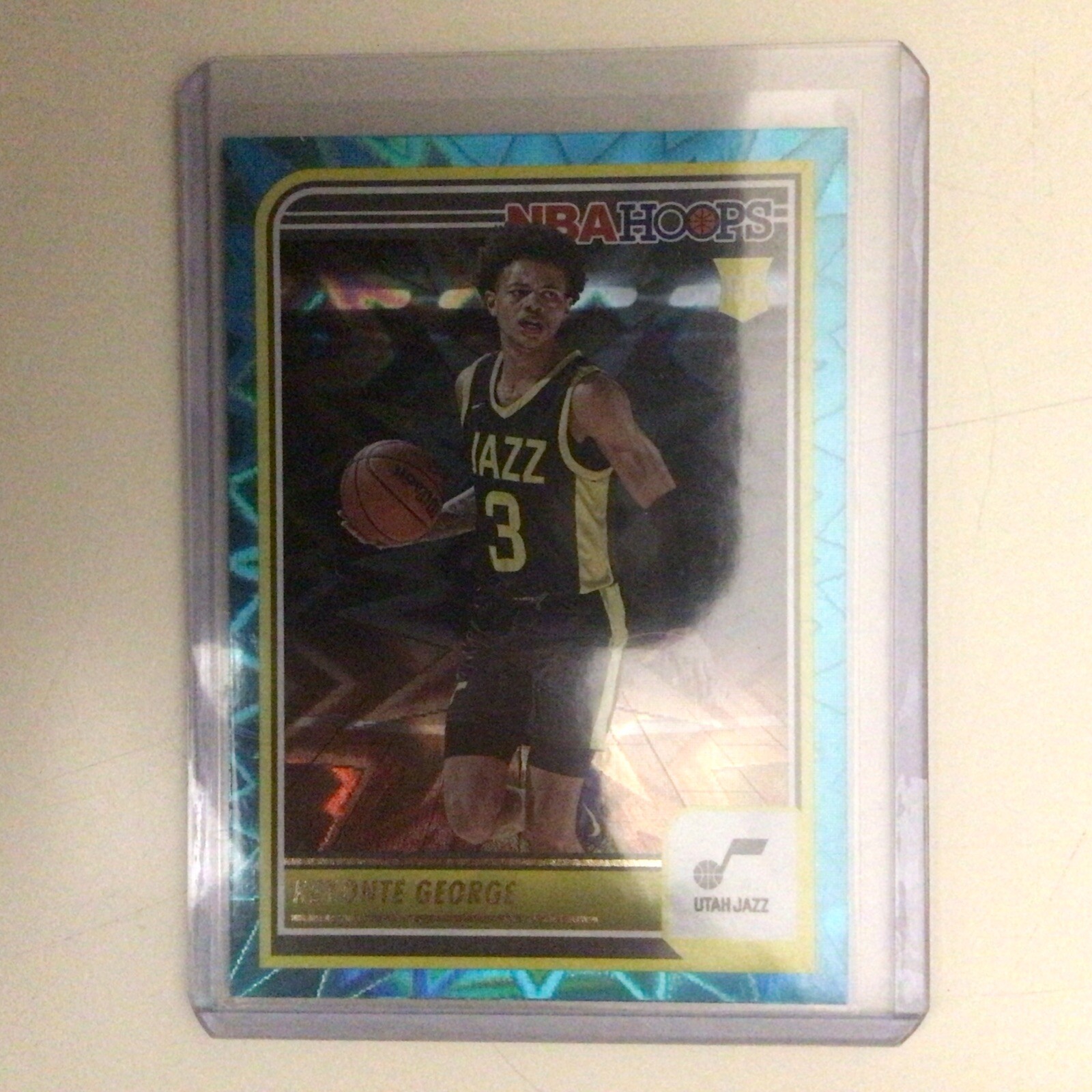 2023 NBA Hoops Keyonte George Rookie Teal Explosion 