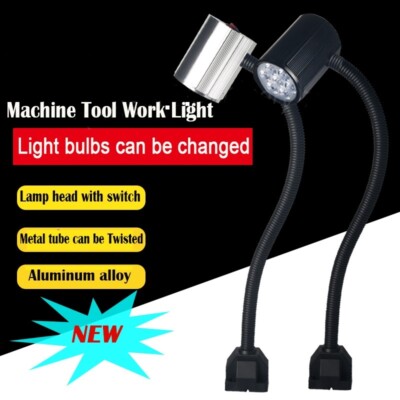 New LED Working Lights Lathe Milling Machine Hoses Metal CNC Machine ...