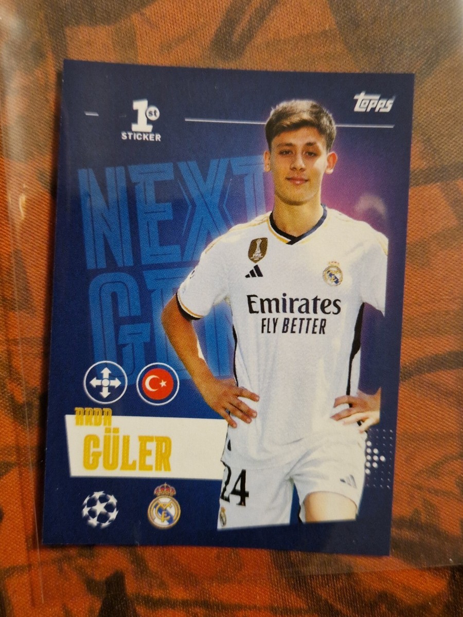ARDA GÜLER 2023-24 Topps UEFA CHAMPIONS LEAGUE Sticker Collection 