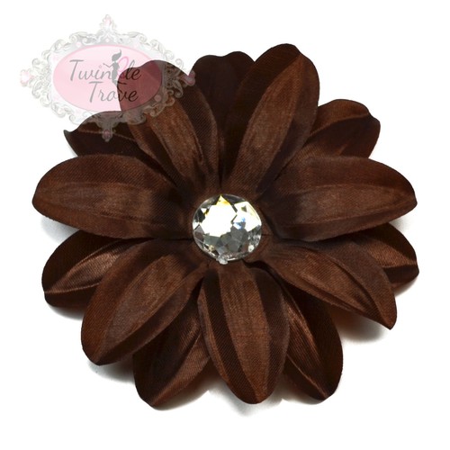 Empuñaduras grandes para clips de cabello con flor de lirio. Accesorio de boda para damas de honor - Imagen 4 de 14