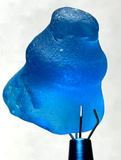 GENUINE TURQUOISE BLUE PACIFIC OCEAN Surf Tumbled FORMOSA SEAGLASS collectoritem